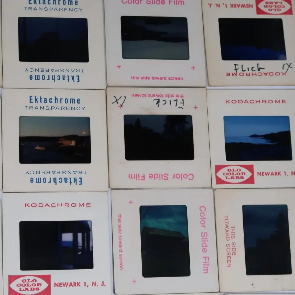 35mm Slides 1970s Lot of 45 Vintage Maine Coast Ocean Architecture Photography